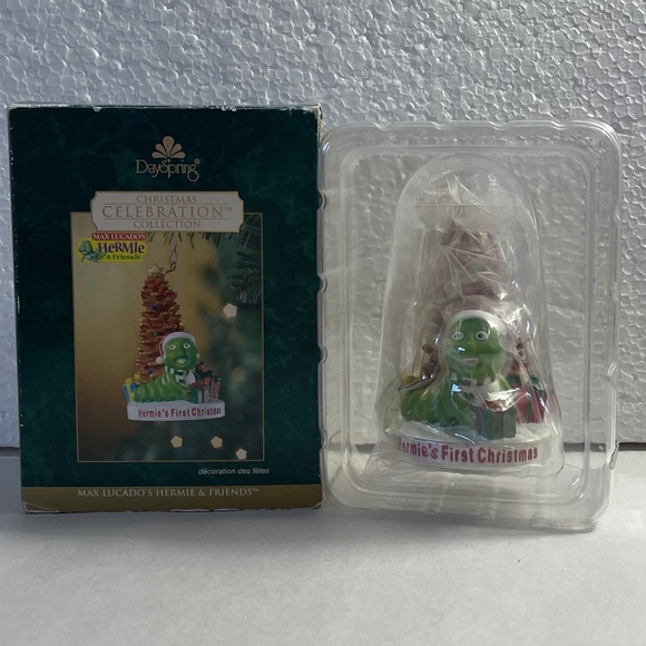 Dayspring Hermie & Friends Ornament Hermies First Christmas Luke 2:14 Max Lucado - Picture 1 of 11
